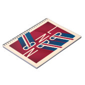 Londen, Engeland | Retro geïllustreerde Typografie Notitieboek (Linkerzijde)