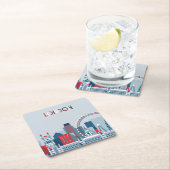 Londen, Engeland | Rode, witte en blauwe skies Kartonnen Onderzetters (Insitu)