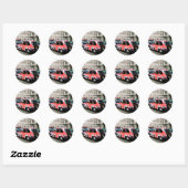 Londen Engeland Ronde Sticker (Vel)