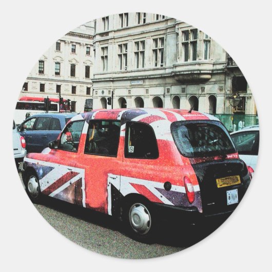 Londen Engeland Ronde Sticker (Voorkant)