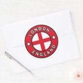 Londen Engeland Ronde Sticker (Envelop)