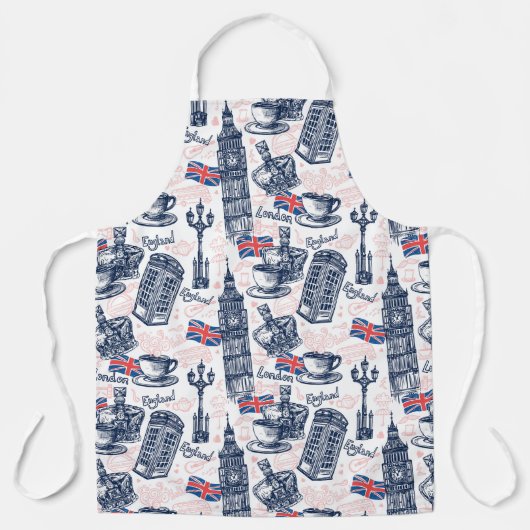 Londen Engeland Schort (Voorkant)