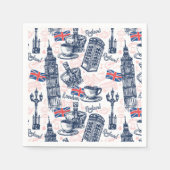 Londen, Engeland Servet (Voorkant)