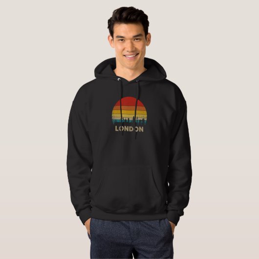  Londen - Engeland Souvenir Hoodie (Voorkant volledig)
