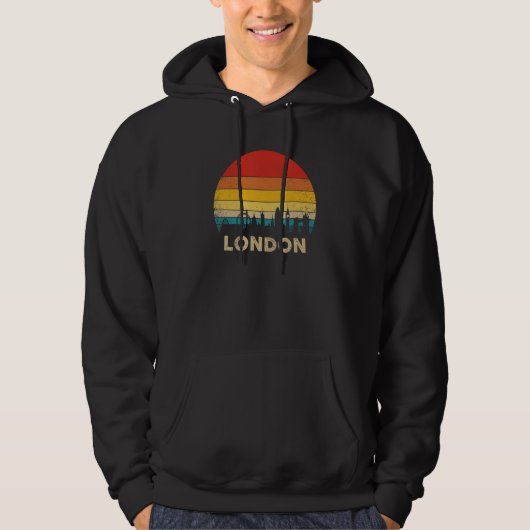  Londen - Engeland Souvenir Hoodie (Voorkant)