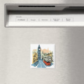 Londen Engeland stadsgezicht magneet (Insitu (Vaatwasser))