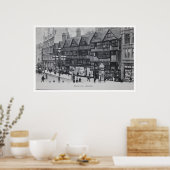  Londen Engeland Staple Inn Poster (Keuken)