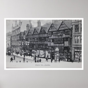  Londen Engeland Staple Inn Poster