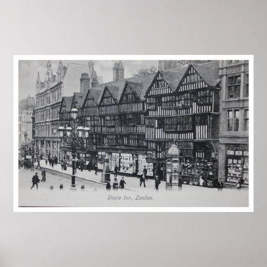 Londen Engeland Staple Inn Poster (Voorkant)