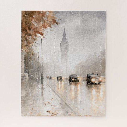Londen, Engeland Straatkloktoren Legpuzzel (Verticaal)