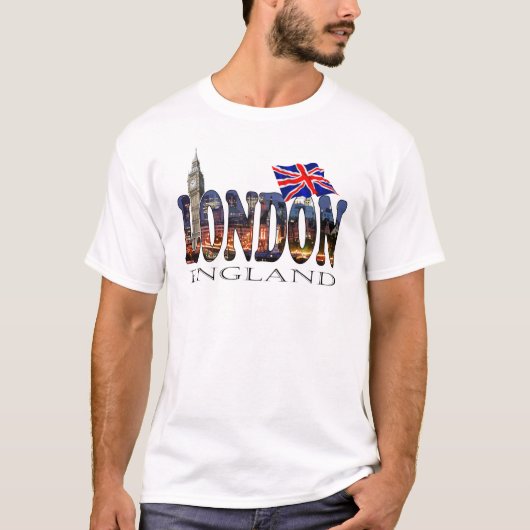 Londen Engeland T-shirt (Voorkant)