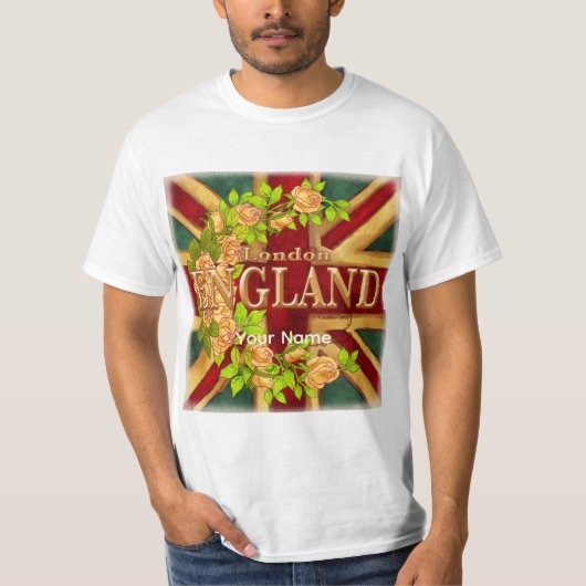 Londen Engeland T-shirt (Voorkant)