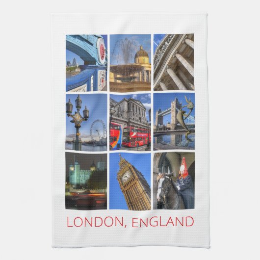 Londen, Engeland Theedoek (Verticaal)