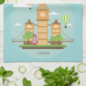 Londen Engeland Themakookdoek Theedoek (Gevouwen)