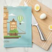 Londen Engeland Themakookdoek Theedoek (Quarter Fold)