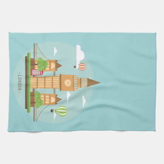 Londen Engeland Themakookdoek Theedoek (Horizontaal)