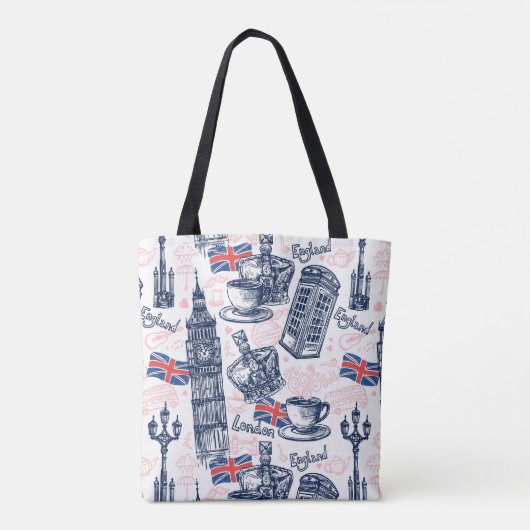 Londen, Engeland Tote Bag (Achterkant)