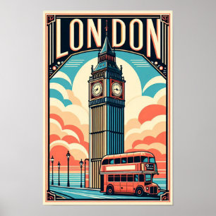 Londen Engeland Travel Poster