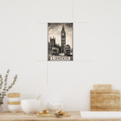  Londen Engeland Travel Poster (Keuken)