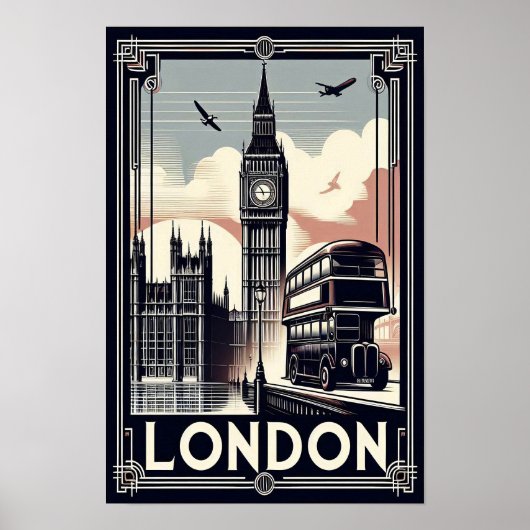  Londen Engeland Travel Poster (Voorkant)