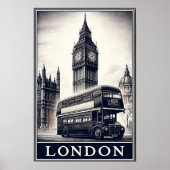  Londen Engeland Travel Poster (Voorkant)