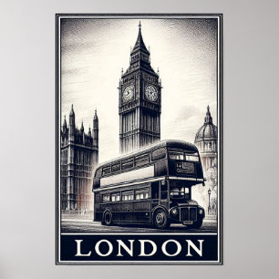  Londen Engeland Travel Poster