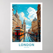 Londen Engeland Travel Print (Voorkant)