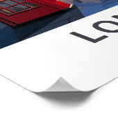 Londen Engeland Travel Print (Hoek)