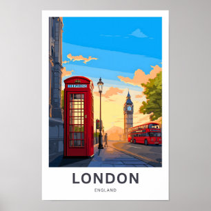 Londen Engeland Travel Print