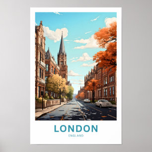 Londen Engeland Travel Print