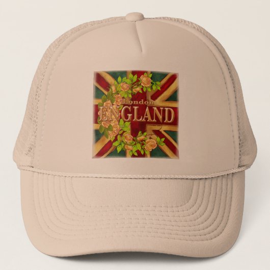 Londen Engeland Trucker Pet (Voorkant)