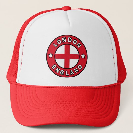 Londen Engeland Trucker Pet (Voorkant)
