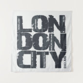 Londen, Engeland Typografie Wandkleed (Voorkant)