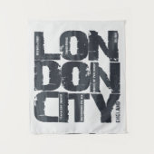 Londen, Engeland Typografie Wandkleed (Voorkant)