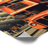 Londen Engeland Verenigd Koninkrijk Beroemde reisp Poster (Hoek)