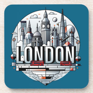 Londen Engeland Verenigd Koninkrijk Bier Onderzetter