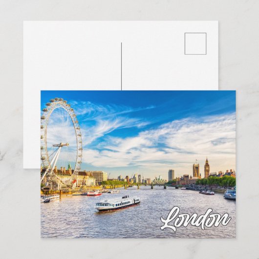 Londen, Engeland, Verenigd Koninkrijk Briefkaart (Voorkant / Achterkant)