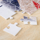 Londen Engeland Verenigd Koninkrijk - Flag City Ma Legpuzzel (Zijkant)