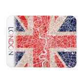 Londen Engeland Verenigd Koninkrijk - Flag City Ma Magneet (Horizontaal)