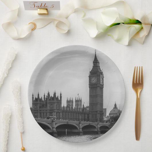 Londen Engeland Verenigd Koninkrijk Papieren Bordje (Huwelijk)