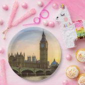 Londen Engeland Verenigd Koninkrijk parlement UK N Papieren Bordje (Feest)