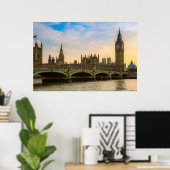 Londen Engeland Verenigd Koninkrijk Poster (Thuiskantoor)