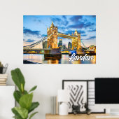 Londen, Engeland, Verenigd Koninkrijk Poster (Thuiskantoor)