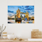 Londen, Engeland, Verenigd Koninkrijk Poster (Keuken)