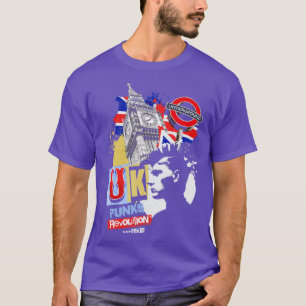 Londen Engeland Verenigd Koninkrijk Punk Rock Musi T-shirt