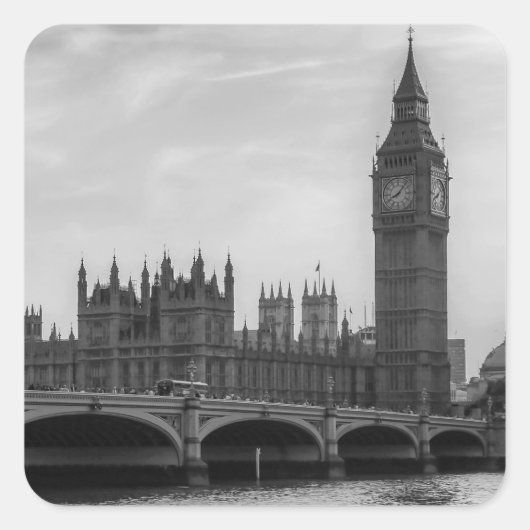 Londen Engeland Verenigd Koninkrijk Vierkante Sticker (Voorkant)