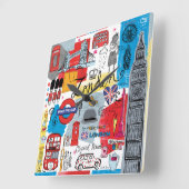 Londen, Engeland Vierkante Klok (Hoek)