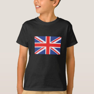 Londen Engeland Vintage Ontwerp Britse Vlag T-shirt