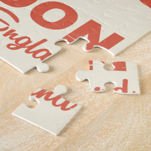 Londen, Engeland Vintage reisposter Legpuzzel