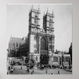 Londen Engeland, Westminster Abbey 1903 Poster